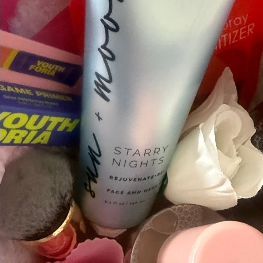 Makeup Gift Set with Pink and Gold Accents